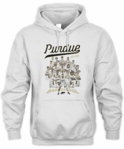 Purdue Basketball Team 2025 2026 Player Group Photo Hoodie