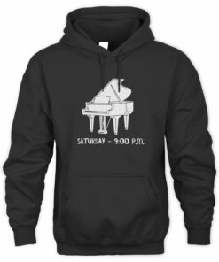 Chemise Homme Ciguo Men's Piano Peace Black Official Hoodie