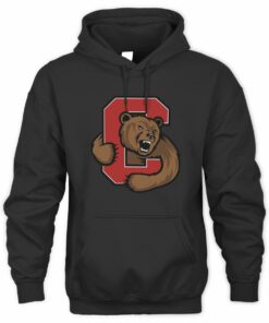NCAA Shop Cornell Big Red Primary Logo Black Official Hoodie