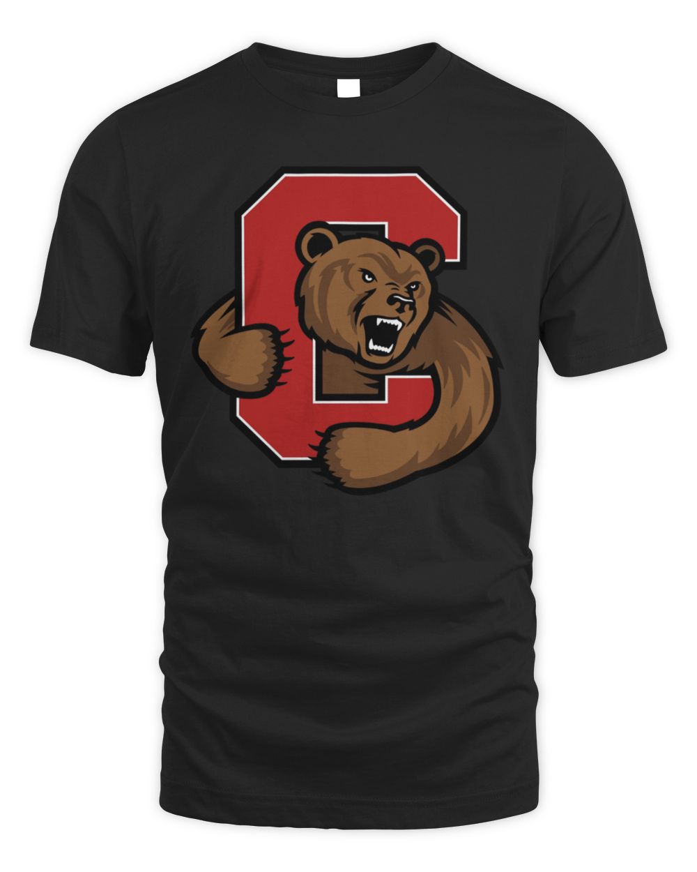 NCAA Shop Cornell Big Red Primary Logo T-Shirt Black