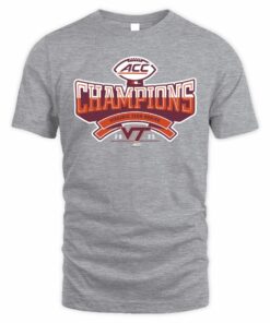 Virginia Tech Hokies 2025 ACC College Football Champion Team T-Shirt