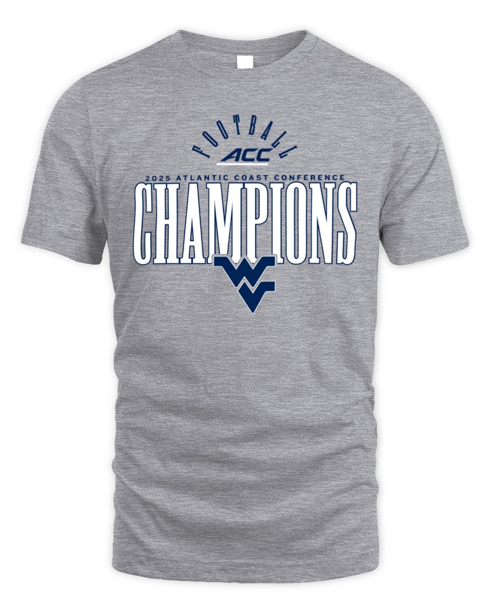 2025 Atlantic Coast Conference Football Champions West Virginia Mountaineers Tee