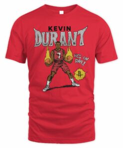 Houston Rockets Comic Book Kevin Durant T-Shirt