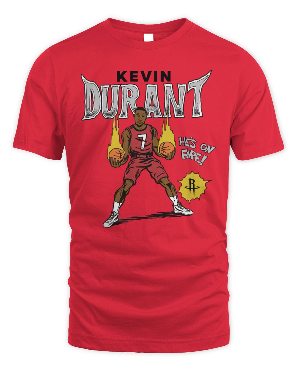 Houston Rockets Comic Book Kevin Durant T-Shirt