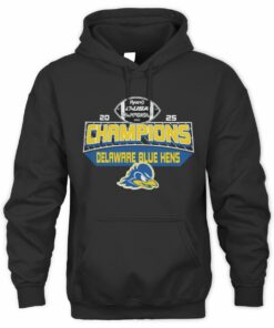 Delaware Blue Hens Champions 2025 C-USA College Football Hoodie