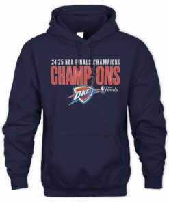 Oklahoma City Thunder Fanatics 2025 NBA Finals Champions Fast Break Sweatshirt Hoodie
