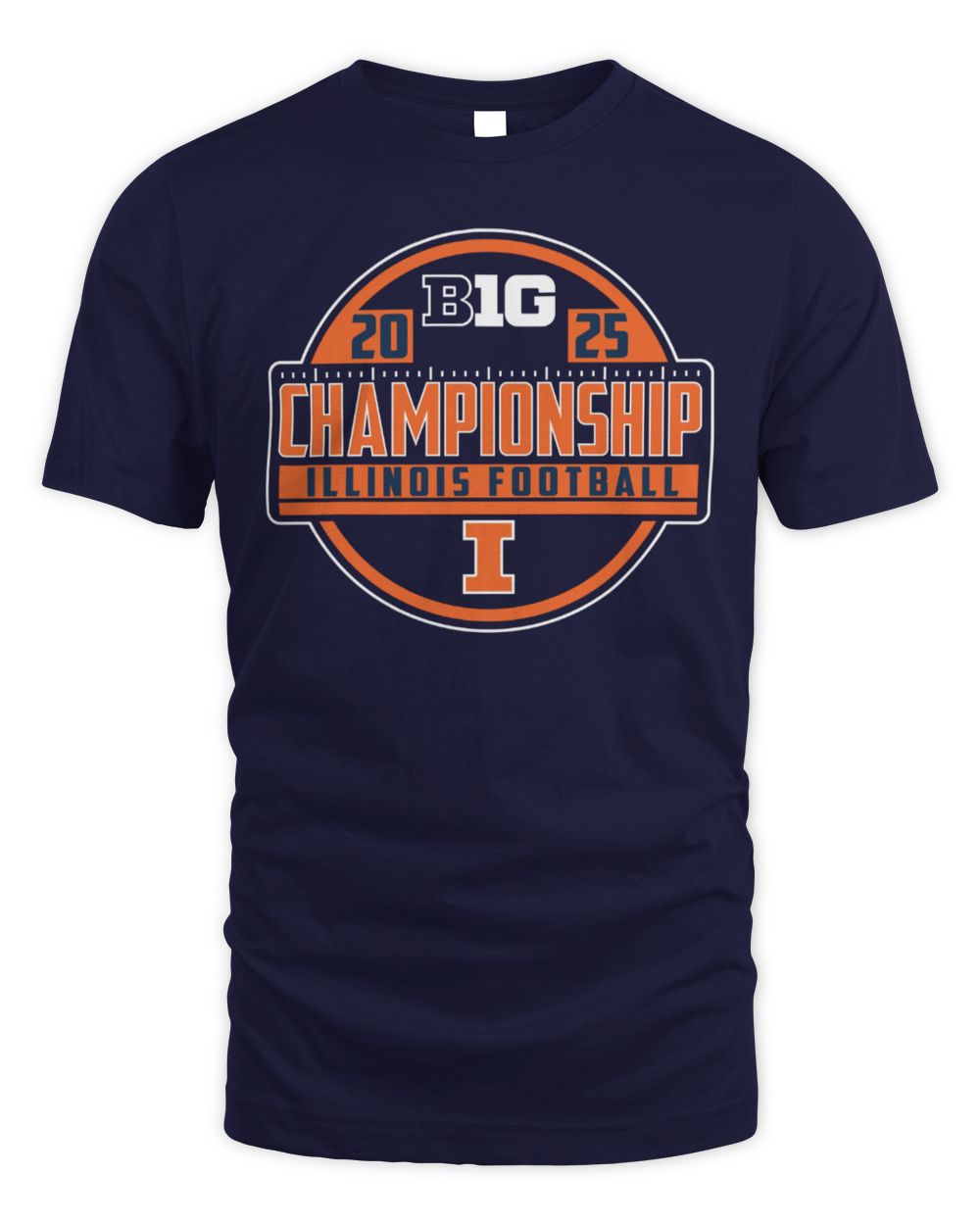 Illinois Fighting Illini Big Ten Football Championship 2025 Official T-Shirt