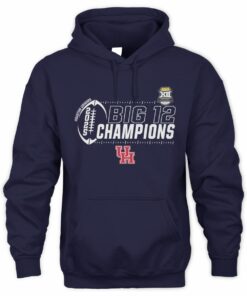 Official Houston Cougars Football Champions Big 12 Conference 2025 Hoodie