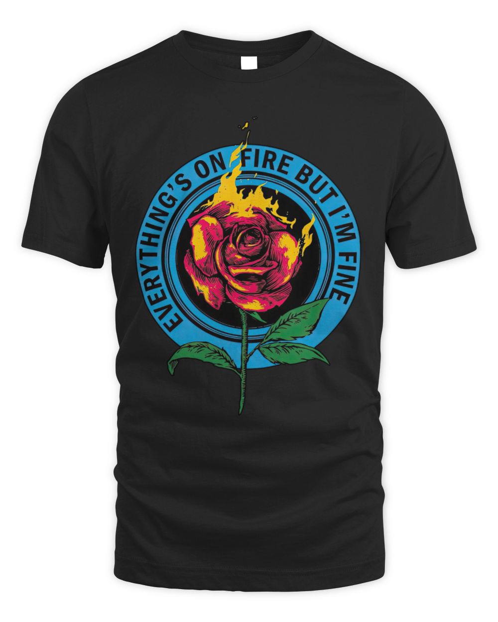 As December Falls Merch Rose T-Shirt
