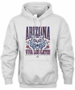 Arizona Viva Los Gatos Day Of The Dead Wildcats Hoodie