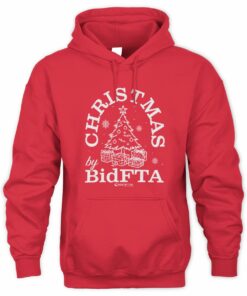 BIDFTA Christmas Merchandise Holiday Graphic Hoodie