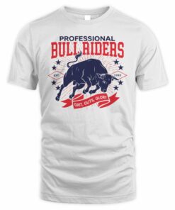 Professional Bull Riders Grit Guts Glory Bull Graphic T-Shirt