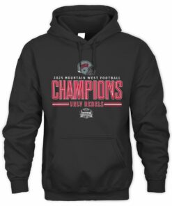 UNLV Rebels Helmet 2025 Mountain West Conference Champions Hoodie