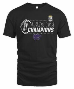 Kansas State Wildcats 2025 Big 12 Football Conference Champions T-Shirt