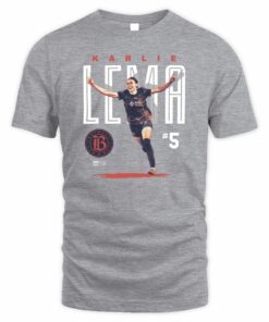 Karlie Lema Bay FC 500 Level Soccer #5 Player Graphic T-Shirt