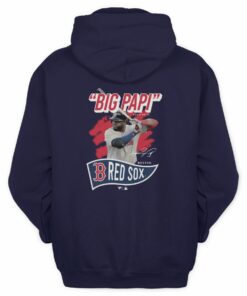 Boston Red Sox David Ortiz Big Papi Nickname Name Number Hoodie