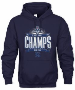 American Athletic Conference Football Champions 2025 Rice Owls Hoodie