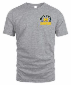 Michigan Wolverines 2025 Big Ten Football Conference Champions T-Shirt