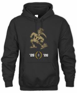 Miami Football 2025-26 College Football Playoff Black Official Hoodie