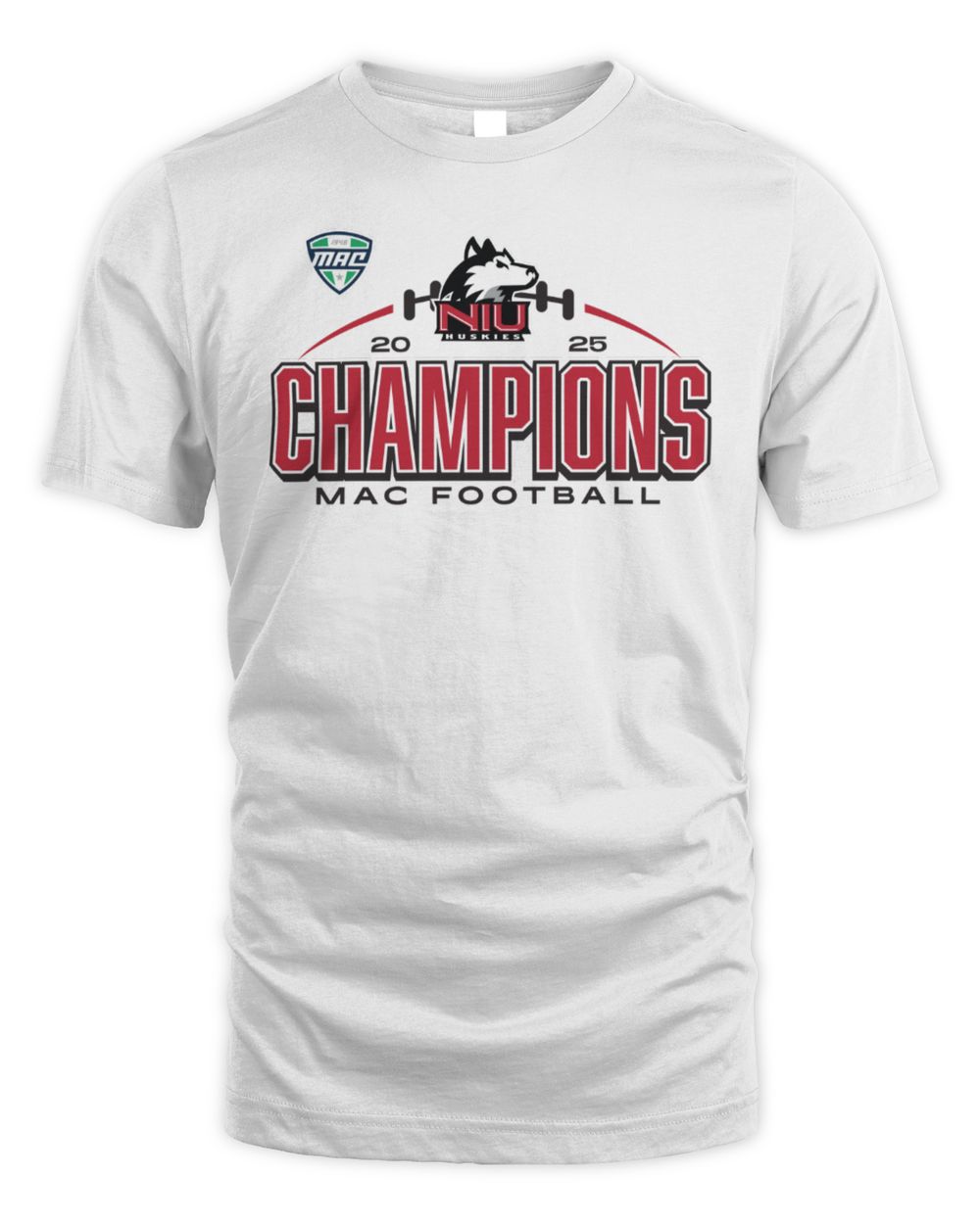 Northern Illinois Huskies 2025 MAC Football Champions T-Shirt