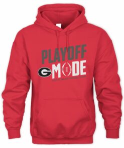 Men's  Red Georgia Bulldogs 2025-26 College Football Playoff Pass Protection Sweatshirt Hoodie