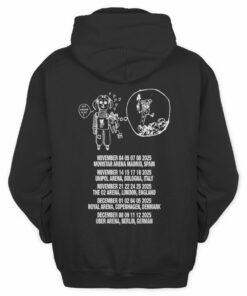 Waste Shop 2025 Black Tour Hoodie