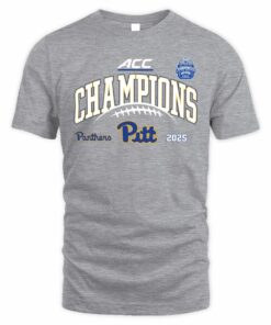 Pittsburgh Panthers Football ACC Champions 2025 T-Shirt Official Team