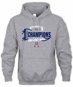 Arizona Wildcats Football 2025 Big 12 Champions Celebration Pullover Hoodie