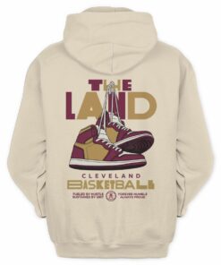 Cleveland Basketball The Land Dunks Shoe Hoodie