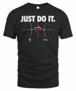 Miami Heat Just Do It T-Shirt Black