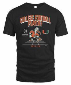 Miami Football Playoff 2025 CFP Mascot T Shirt