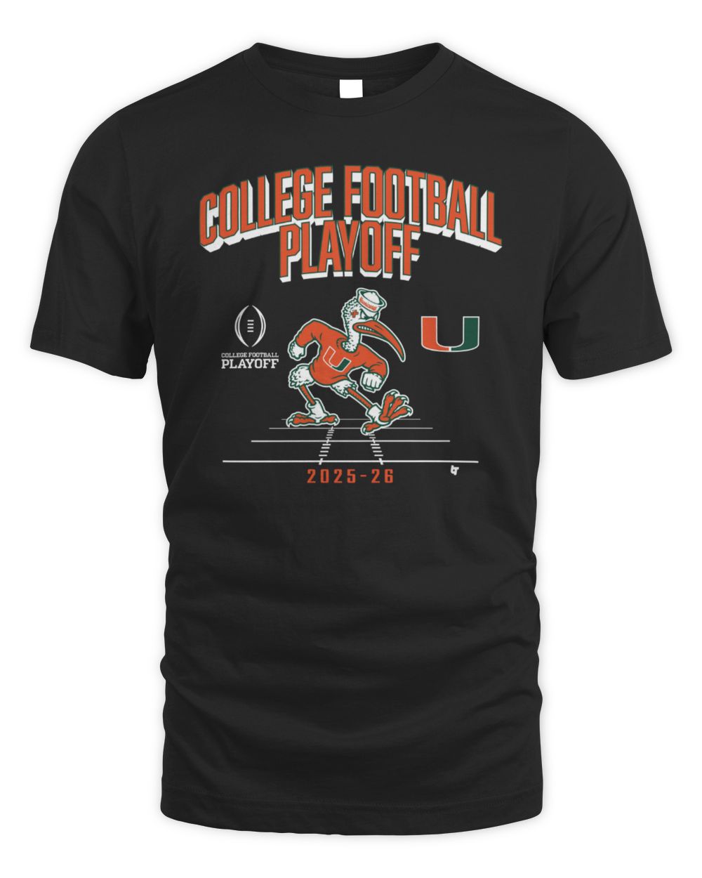 Miami Football Playoff 2025 CFP Mascot T Shirt