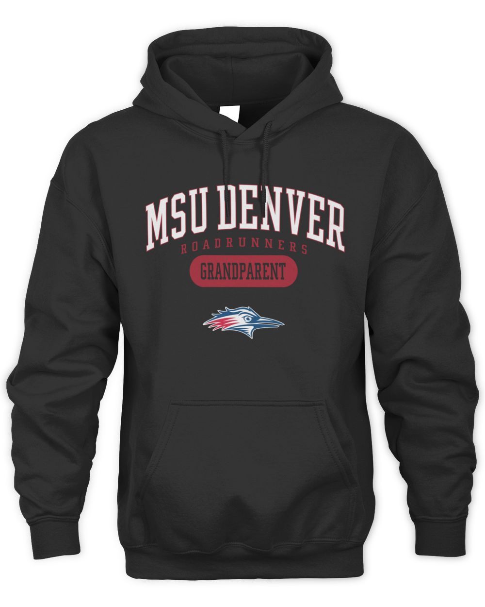 MSU Denver Roadrunners Pill Box Grandparent College Spirit Hoodie