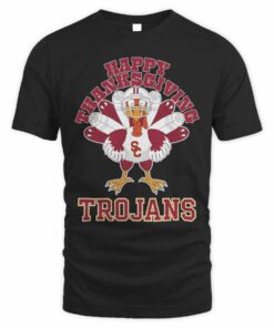 USC Trojans Happy Thanksgiving Turkey T-Shirt