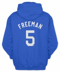 Dodgers 2025 World Series Champions Freddie Freeman 5 Name Number Hoodie