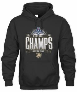 American Athletic Conference Football Champions 2025 Army Black Knights Hoodie