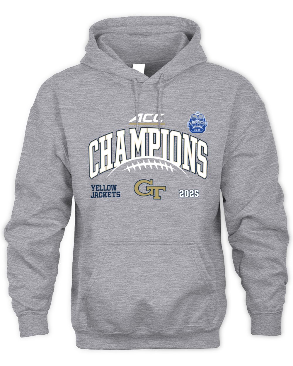 Georgia Tech Yellow Jackets ACC Champions 2025 NCAA College Football Hoodie