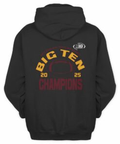 Big Ten Football Champions 2025 Minnesota Golden Gophers Official Fan Hoodie