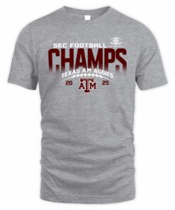 Texas A&M Aggies 2025 SEC Football Conference Champions Tee