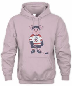 Choppy Puck Chop Cincinnati Cyclones Mascot Cartoon Hockey Hoodie